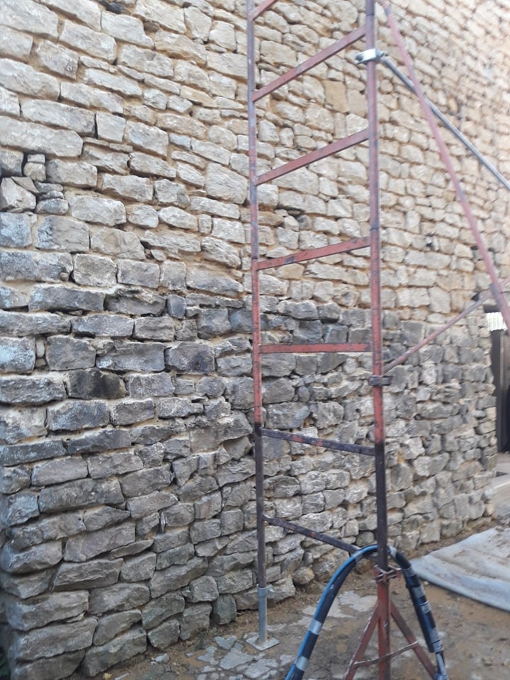 Sablage de façade pierre brique beton - decagom